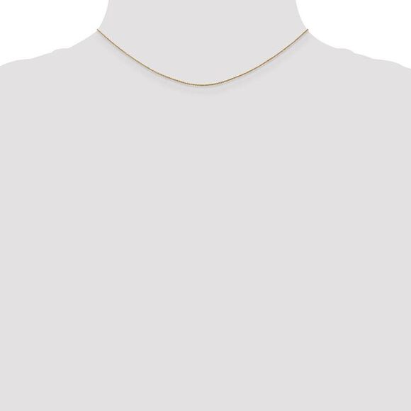 Children's 0.75mm, 14k Yellow Gold, Cable Chain Necklace, 14 Inch - Picture 2 of 8